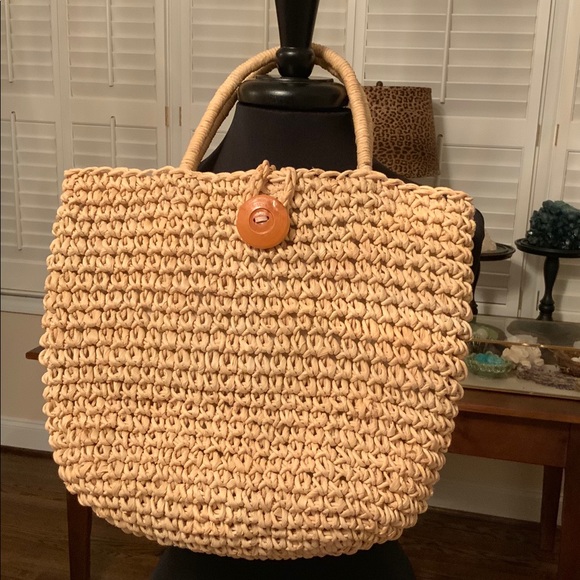 Anthropologie Handbags - 🌟🌟Raffia Summer Bag🌞🐠🌝⛱🏖🏝